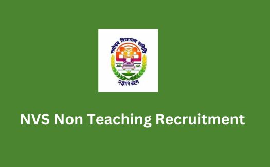 NVS Non Teaching Recruitment
